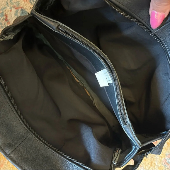 Vintage Leather Floral embossed Boho Western Shoulder Bag purse - Picture 6 of 8